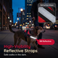 Reflective, Adjustable & Padded Vest for Easy Walks and Training (Small to Large Dogs)