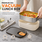 Leakproof and Microwave Safe 304 Stainless Steel Divided Lunch Box