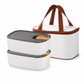 Leakproof and Microwave Safe 304 Stainless Steel Divided Lunch Box