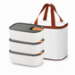 Leakproof and Microwave Safe 304 Stainless Steel Divided Lunch Box
