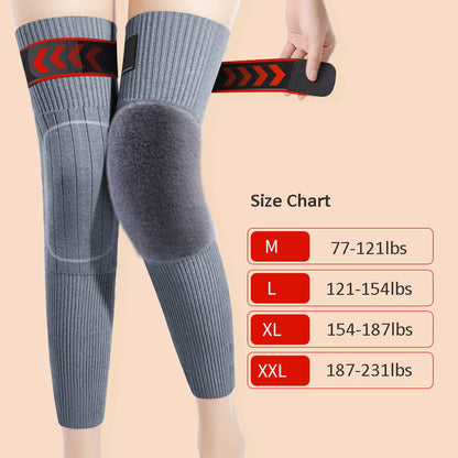📢📢50%  OFF !! ⏰❄️ Thermal Knee Warmers – Stretchy Winter Knee Sleeves for Outdoor Activities