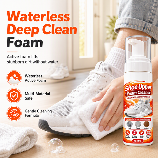 Rinse-Free Multi-Surface Shoe Foam Cleaner