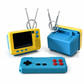 Classic Retro Mini Bookshelf TV Handheld Game Console GV300S New TF Card Version Nostalgic Wireless Game Player