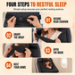 🔥 50K+ Sold! ✈️ 2-in-1 Memory Foam Travel Pillow & 3D Blackout Sleep Mask for Neck Support & Rest On the Go