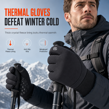 ⏳🔥LIMITED-TIME 50% OFF! ⏰❄️ High-quality Thermal Gloves – Warm, Touchscreen, Non-slip 🧤✨