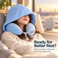 ⏳Limited-time 50% off⏰Hooded Travel Neck Pillow with Carrying Pouch😴💺