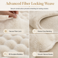 Soft Faux Rabbit Fur Bedside Rug Bubble Plush Double Pelt Area Carpet for Girls Bedroom Living Room and Bay Window