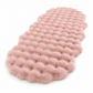 Soft Faux Rabbit Fur Bedside Rug Bubble Plush Double Pelt Area Carpet for Girls Bedroom Living Room and Bay Window