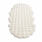 Soft Faux Rabbit Fur Bedside Rug Bubble Plush Double Pelt Area Carpet for Girls Bedroom Living Room and Bay Window