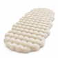 Soft Faux Rabbit Fur Bedside Rug Bubble Plush Double Pelt Area Carpet for Girls Bedroom Living Room and Bay Window