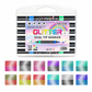 Dual Tip Metallic Glitter Acrylic Marker Pens for Journaling Greeting Cards and Art Projects