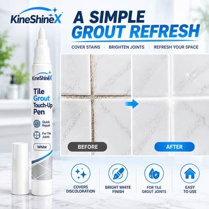 White Tile Grout Repair Pen