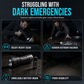 Portable Mini Rechargeable Keychain Flashlight with Magnetic Base