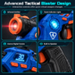 🎄Christmas Specials!🎮Kids Infrared Laser Battle Toy Gun Set with 2 Mini Pistols and 1 Projector featuring Sound and Light