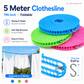💥 BUY 1 GET 1 FREE 🔗 Windproof, non-slip clothesline 👕 Say goodbye to laundry chaos in windy weather 🌬️