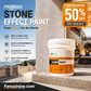 🔥The high-grade marble-like texture is "painted" out-1kg Natural Stone Textured Paint for Exterior Wall