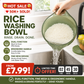 🥳HOT SALE🥳💞50K+ SOLD! Rice Washing Bowl – Dual-function, fine mesh & ergonomic handle. Washes & drains perfectly – grab yours! ✅