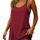 🚨Limited Time 50% Off Striped Tankini Dress with Pockets, High Waist Conservative Swimwear1
