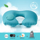 Tpu Press Inflatable U-Shaped Travel Pillow