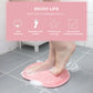 Exfoliating shower for feet and back, massage cushion