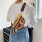 Vintage Colorful Handwoven Waist Bag