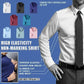 Non-Iron, Wrinkle-Free Stretch Shirt-Free delivery for 2 pieces