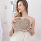 Exfoliating shower for feet and back, massage cushion